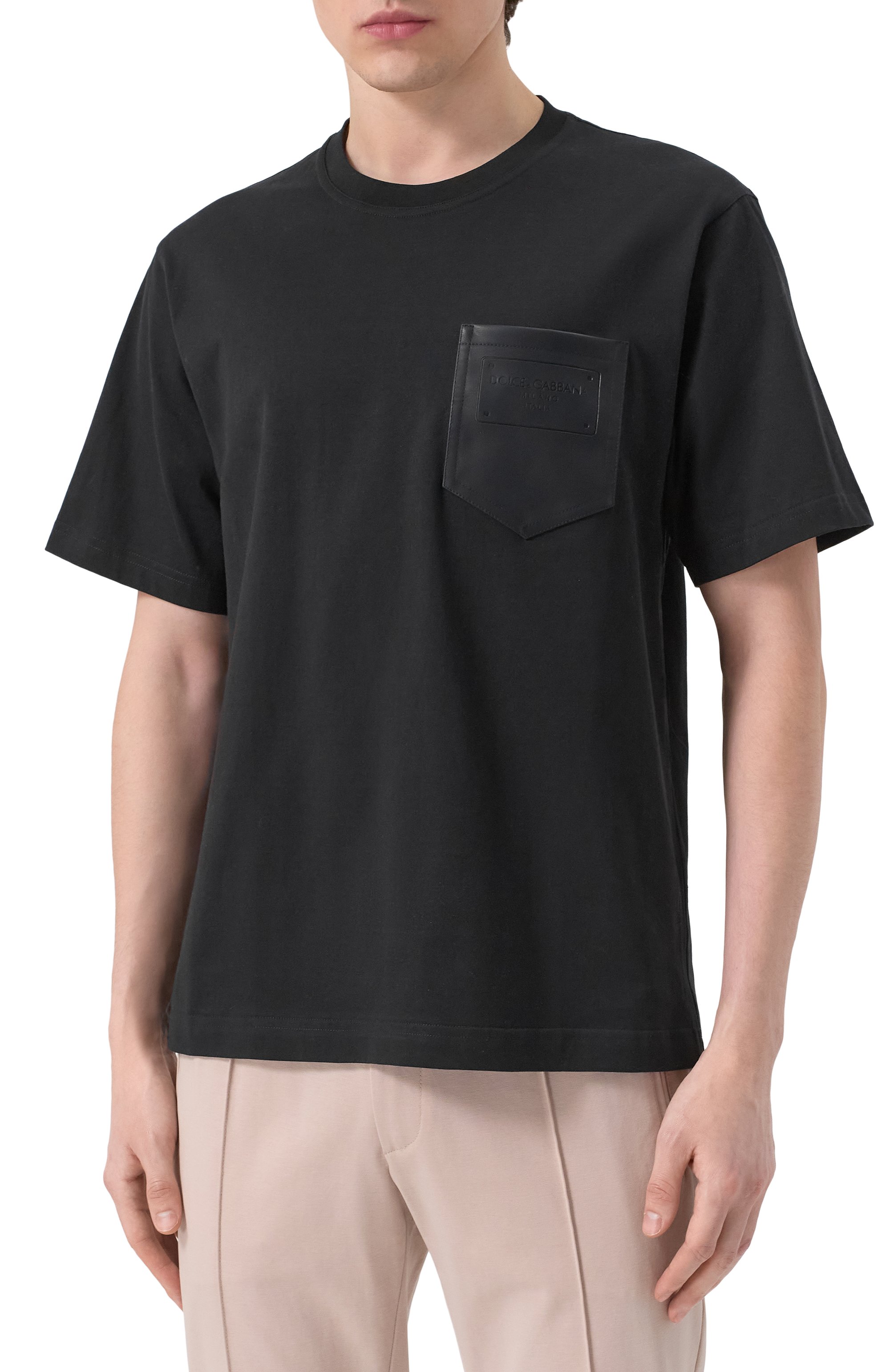 Хлопковая футболка DOLCE & GABBANA, арт. G8PN9Z/G7M3I, фото 3