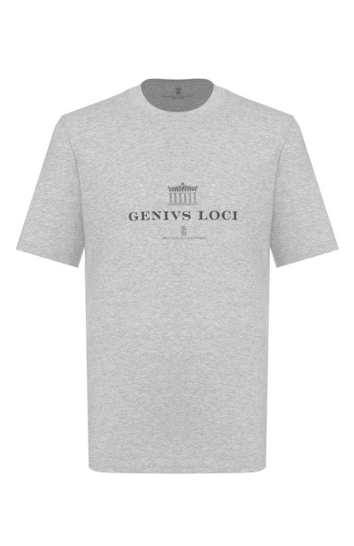 Хлопковая футболка BRUNELLO CUCINELLI, арт. M0B138520, фото 1