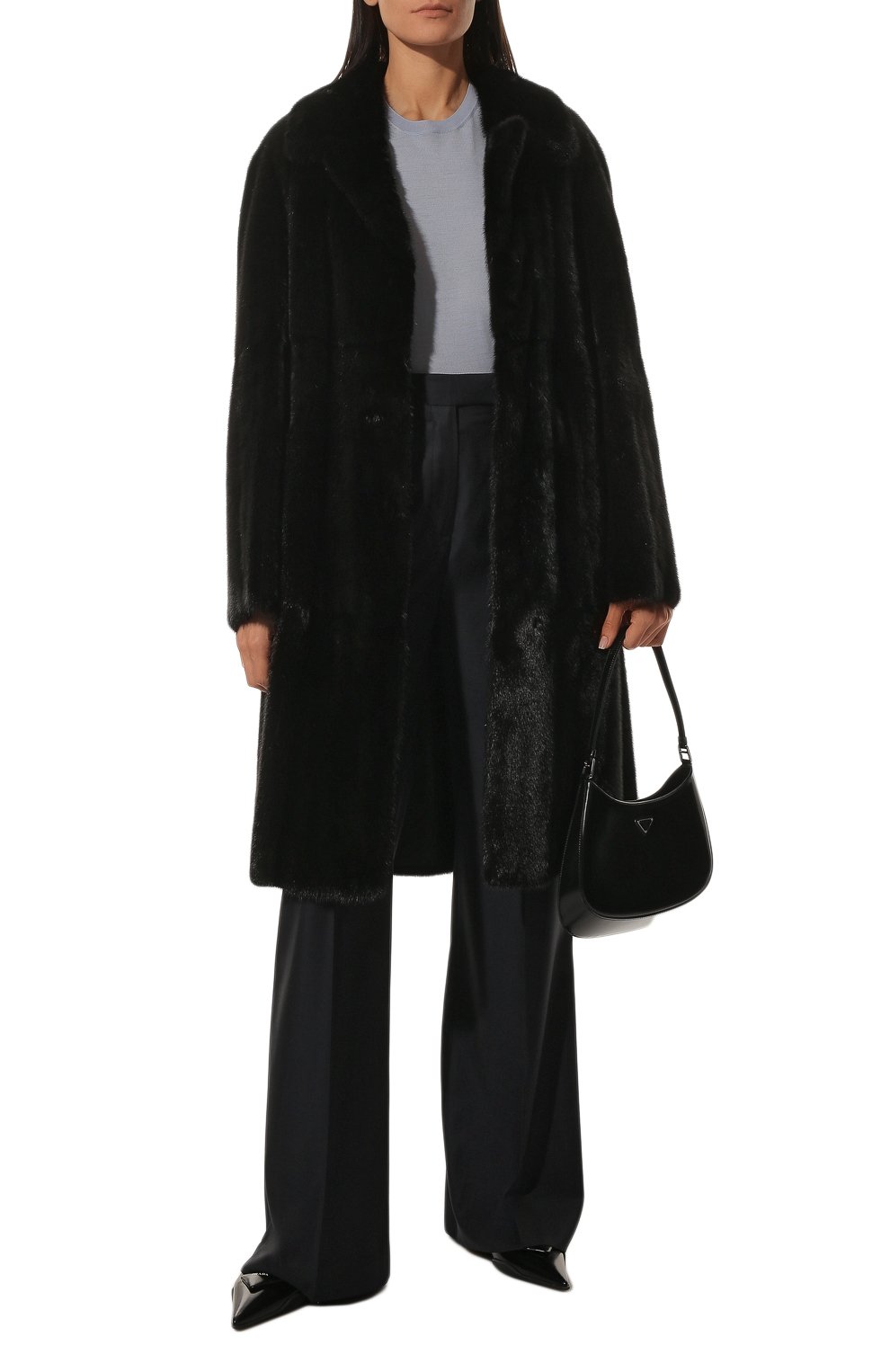 Шуба из норки PRADA, арт. 166543-L89-F0002-211, фото 2