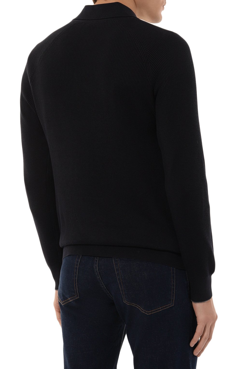 Хлопковое поло BRUNELLO CUCINELLI, арт. M29400105, фото 4