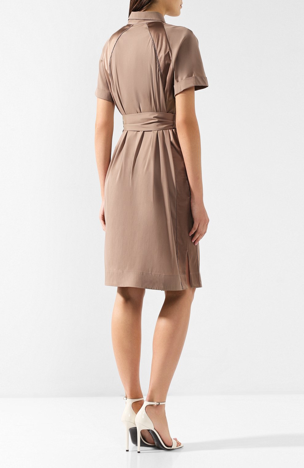 Хлопковое платье BRUNELLO CUCINELLI, арт. M0091AME31, фото 4