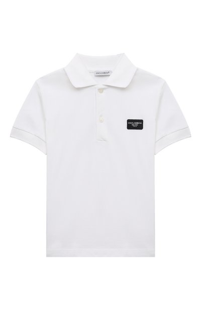 Хлопковое поло DOLCE & GABBANA, арт. L4JTGW/G7M4T/2-6