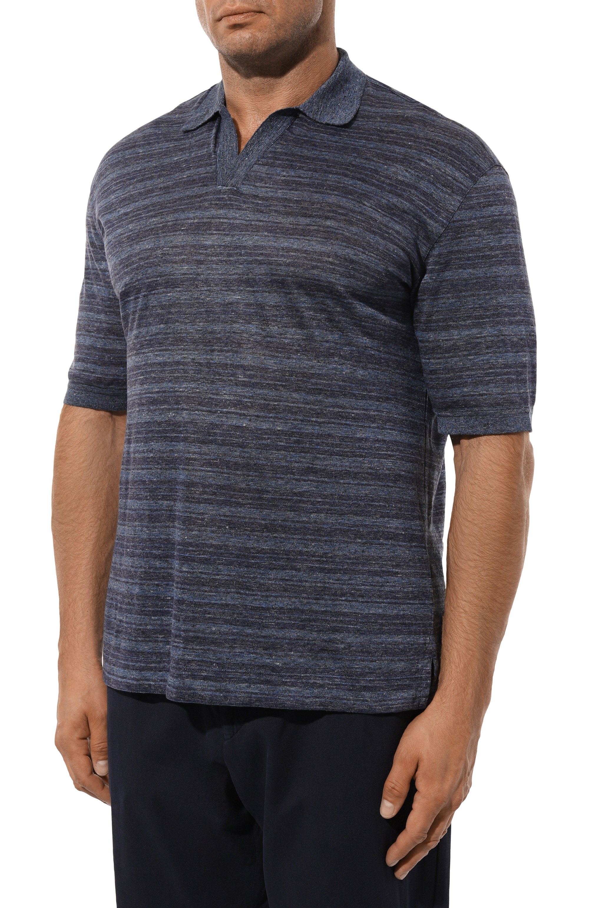 Льняное поло ZEGNA, арт. UD346A7/D726, фото 3