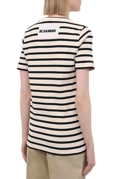 Хлопковая футболка JIL SANDER, арт. JPPS707524-WS247518, фото 4