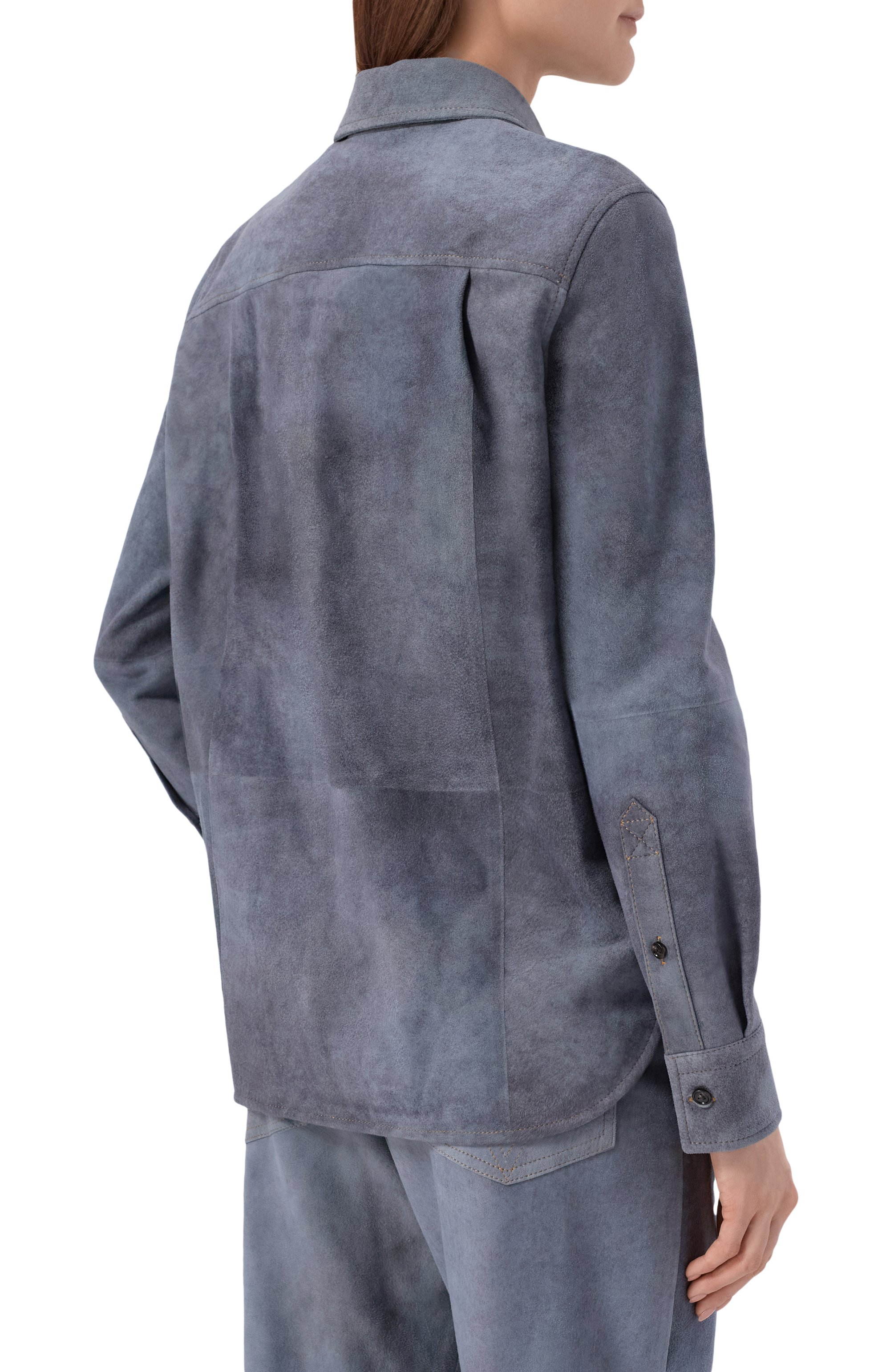 Замшевая рубашка BOTTEGA VENETA, арт. 859914/V66X0, фото 4