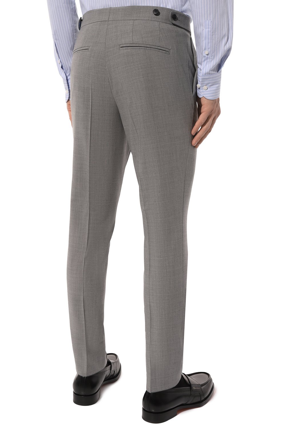 Костюм-тройка HUGO серого цвета по цене 72500 руб., арт. 50513445, фото 7 Костюм-тройка HUGO, арт. 50513445, фото 7