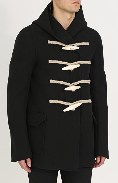 Шерстяной дафлкот с капюшоном RICK OWENS, арт. RU/17F8778/SHM, фото 3