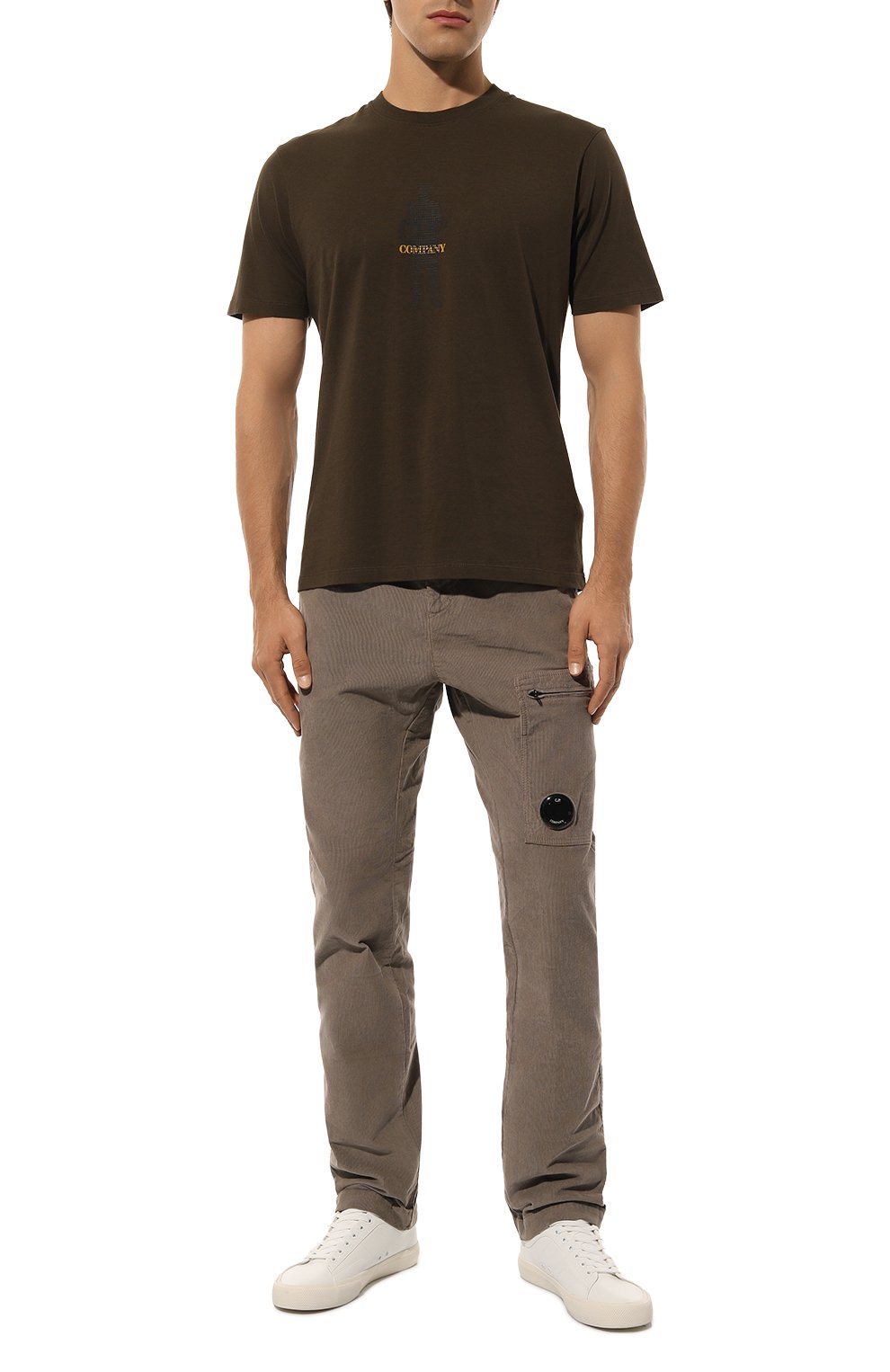 Хлопковая футболка C.P. COMPANY, арт. 17CMTS164A006586W, фото 2