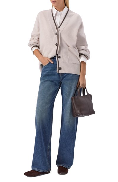 Кожаные лоферы BRUNELLO CUCINELLI, арт. MZLUC3009, фото 3