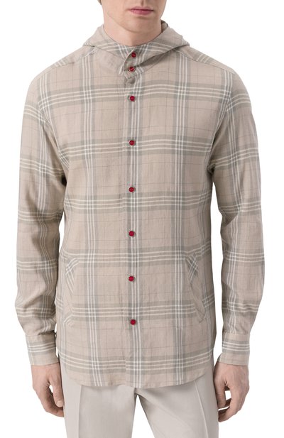 Льняная рубашка KITON, арт. UMCMARH0926705, фото 3