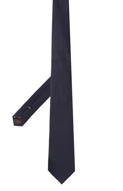 Галстук из шелка и хлопка CANALI, арт. 18/HJ04180, фото 3