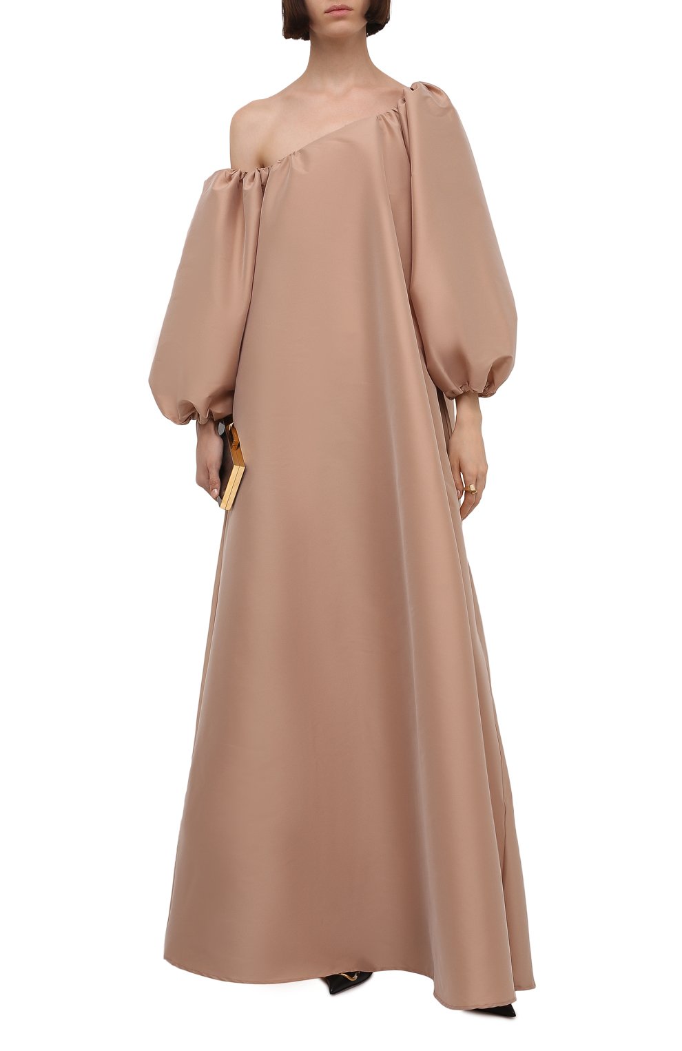 Платье BERNADETTE бежевого цвета по цене 117500 руб., арт. PS22-RTW-DRESS-NATH-TAF-1, фото 2 Платье BERNADETTE, арт. PS22-RTW-DRESS-NATH-TAF-1, фото 2