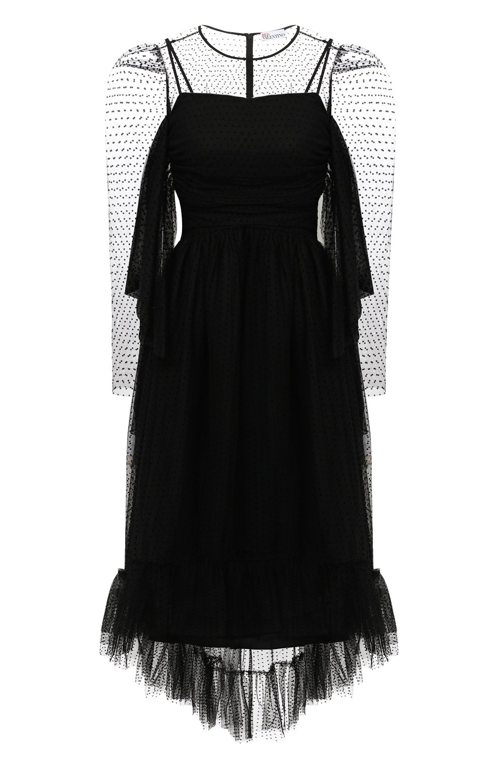 Платье REDVALENTINO черного цвета по цене 103500 руб., арт. UR0VA15L/5K9, фото 1 Платье REDVALENTINO, арт. UR0VA15L/5K9, фото 1