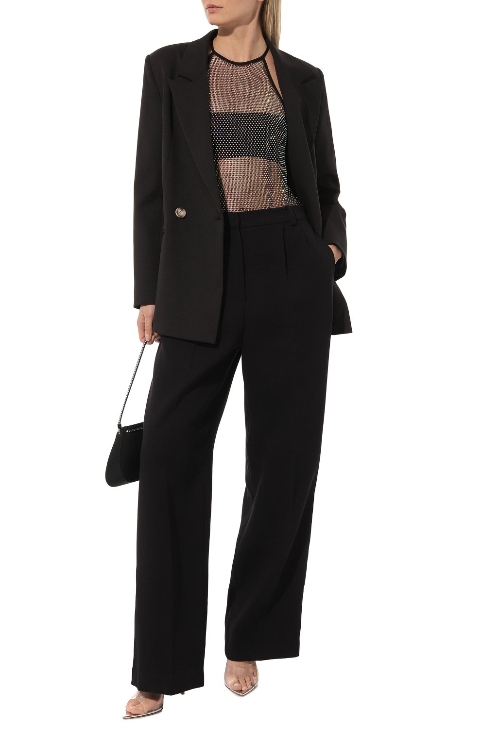 Топ с отделкой стразами PATRIZIA PEPE, арт. 8M1440_A9U8, фото 2