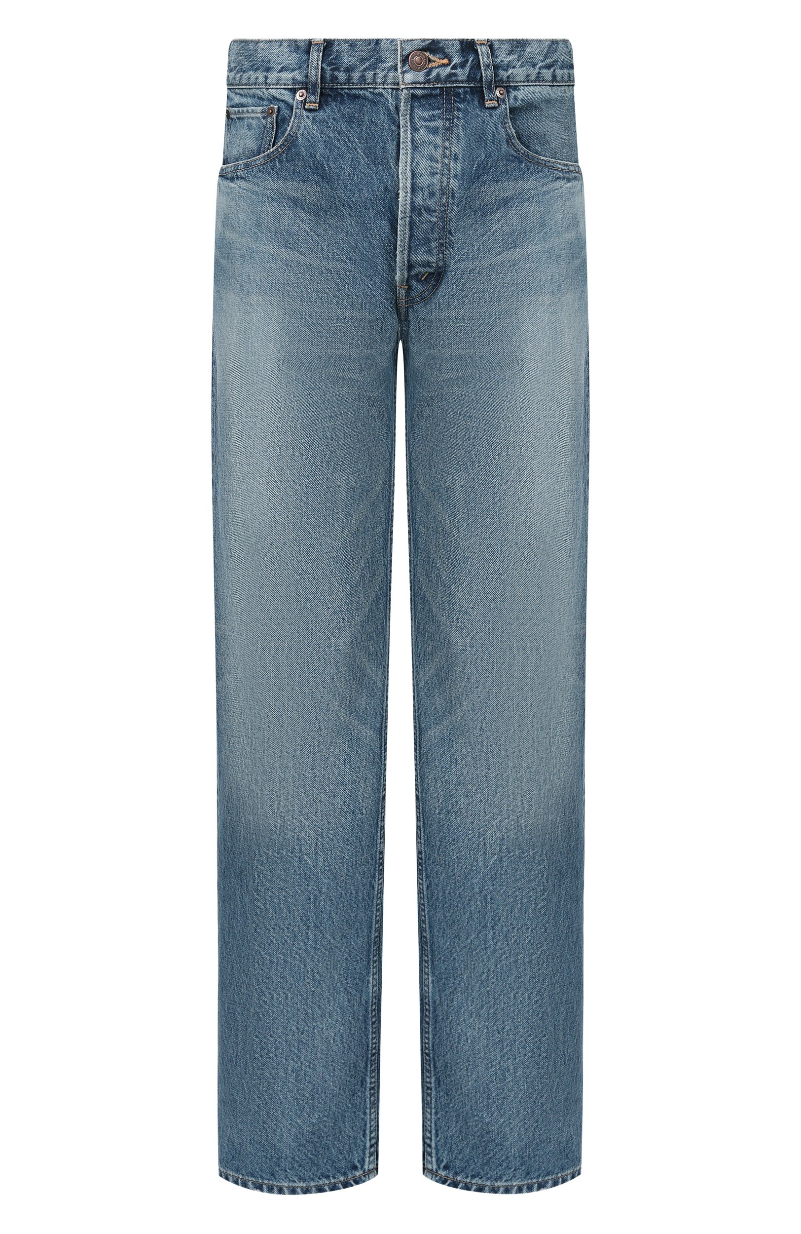 Джинсы CELINE синего цвета по цене 139500 руб., арт. RP0DI/930F, фото 1 Джинсы CELINE, арт. RP0DI/930F, фото 1