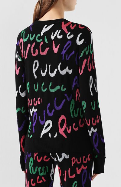 Пуловер из смеси вискозы и шерсти EMILIO PUCCI, арт. 9RKM05/9R961, фото 4