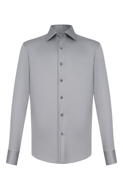 Мужская хлопковая рубашка MVST, арт. SLIM/GABRIELLE/R0UND/1628-JERSEY (INTERL0CK)