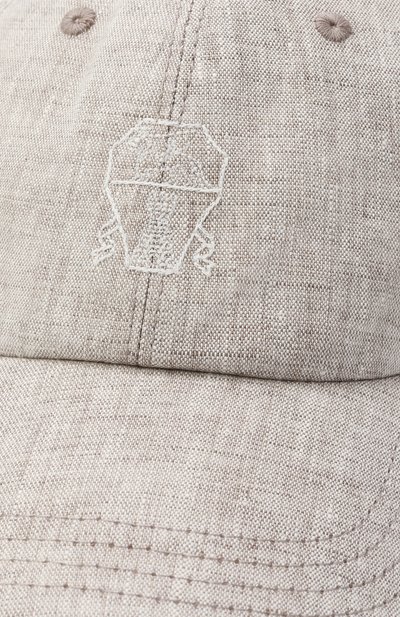 Льняная бейсболка BRUNELLO CUCINELLI, арт. BB430W322A, фото 3