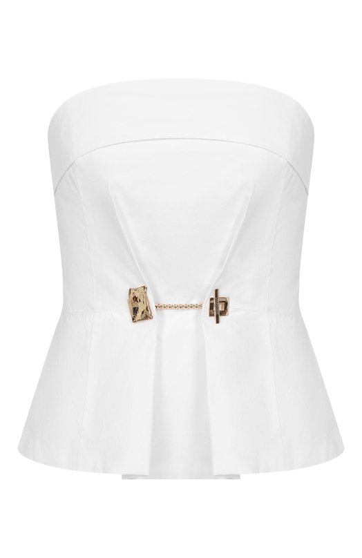 Хлопковый топ Daname 726SS7807P Белый 726SS7807P