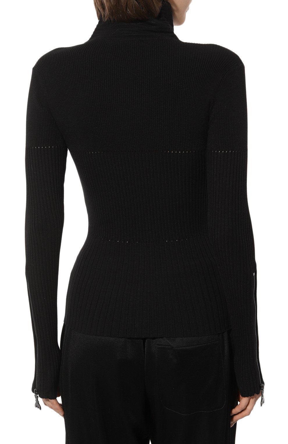 Кардиган из вискозы PATRIZIA PEPE черного цвета по цене 28800 руб., арт. 8K0138_K7X5, фото 4 Кардиган из вискозы PATRIZIA PEPE, арт. 8K0138_K7X5, фото 4