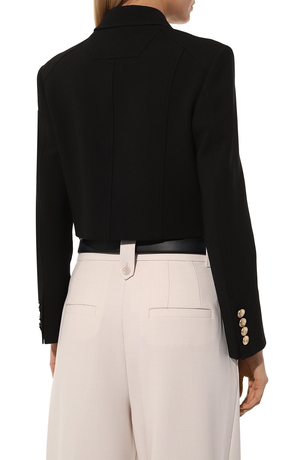 Жакет JUUN.J черного цвета по цене 94500 руб., арт. JW3111W015, фото 4 Жакет JUUN.J, арт. JW3111W015, фото 4