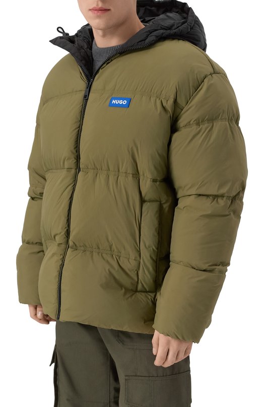 Пуховик HUGO Blue 50546652 Хаки  50546652 Фото 3