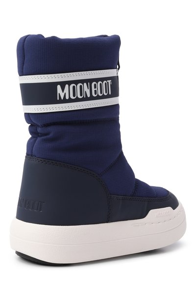 Утепленные сапоги MOON BOOT темно-синего цвета по цене 16350 руб., арт. 80D3440080, фото 3 Утепленные сапоги MOON BOOT, арт. 80D3440080, фото 3