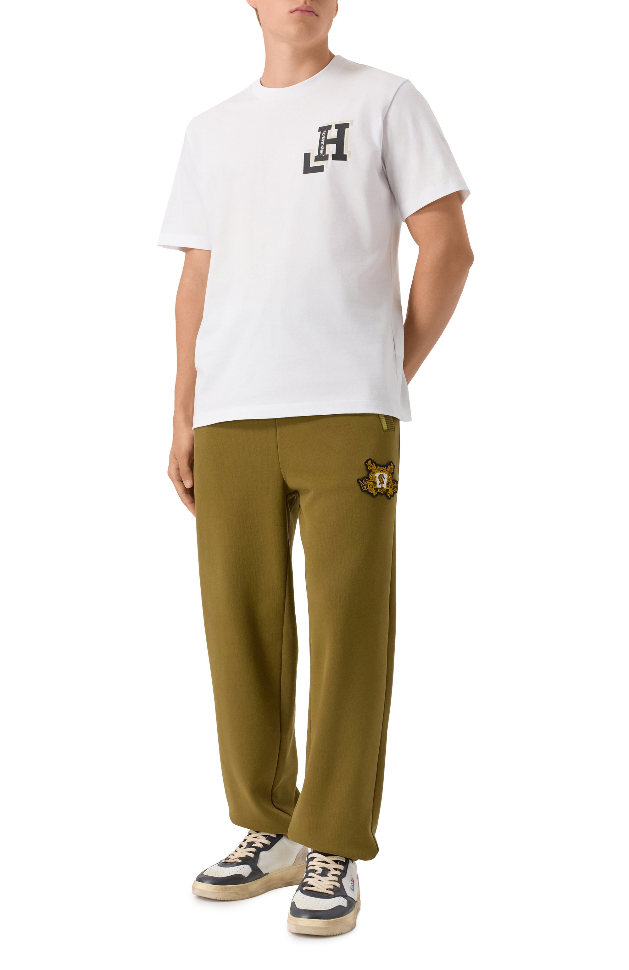 Хлопковые джоггеры HUGO, арт. 50544516, фото 2