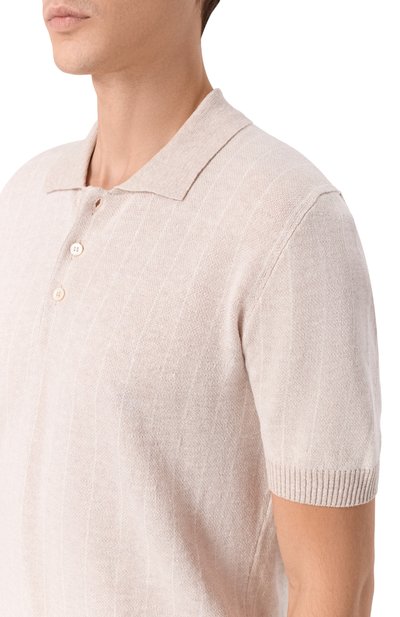 Поло изо льна и хлопка GRAN SASSO, арт. 57116/18662, фото 5