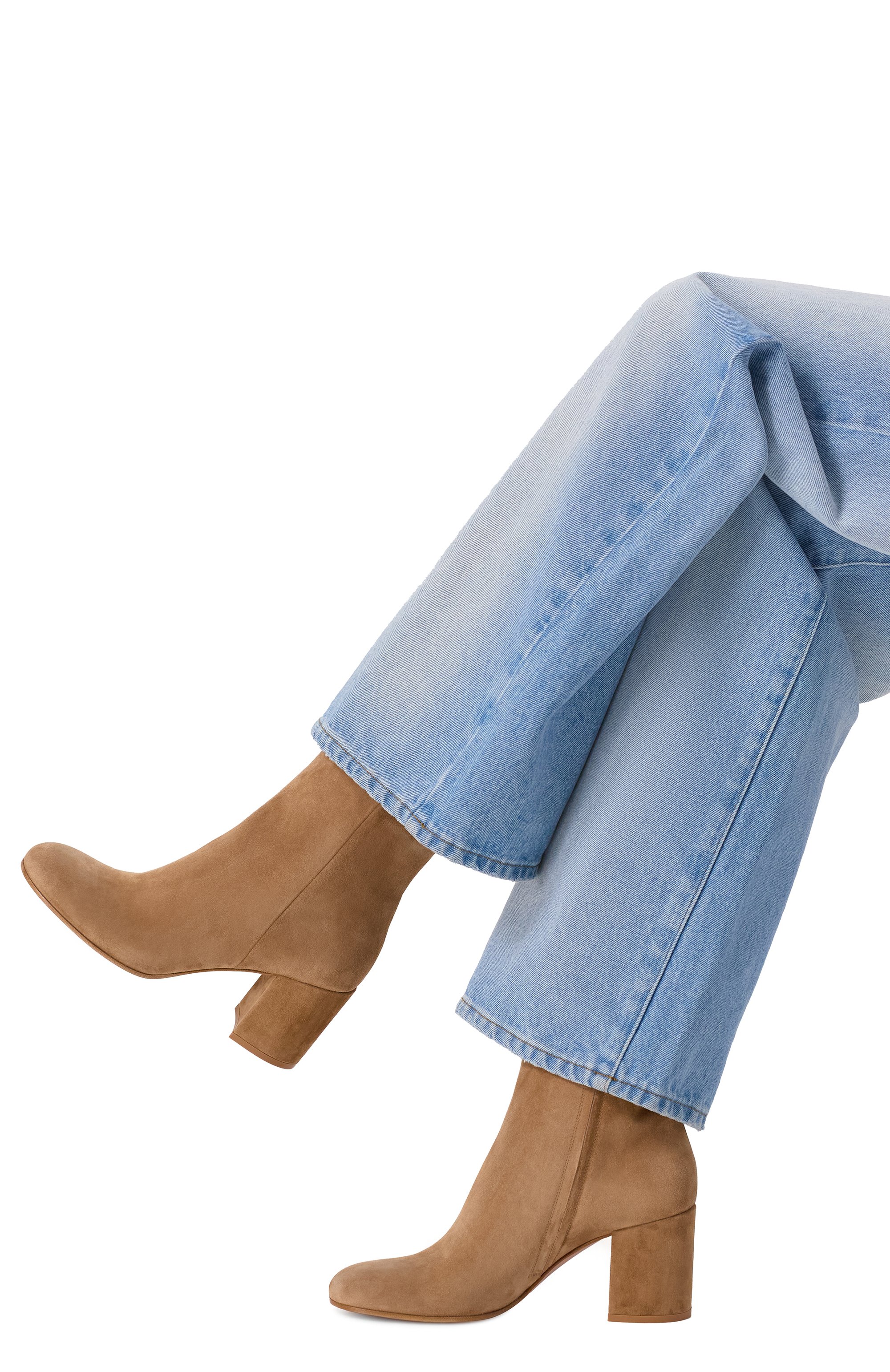 Замшевые ботильоны joelle 70 GIANVITO ROSSI, арт. G73065, фото 2