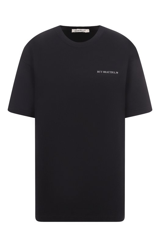 Хлопковая футболка Undercover UC2E2803 Чёрный UC2E2803