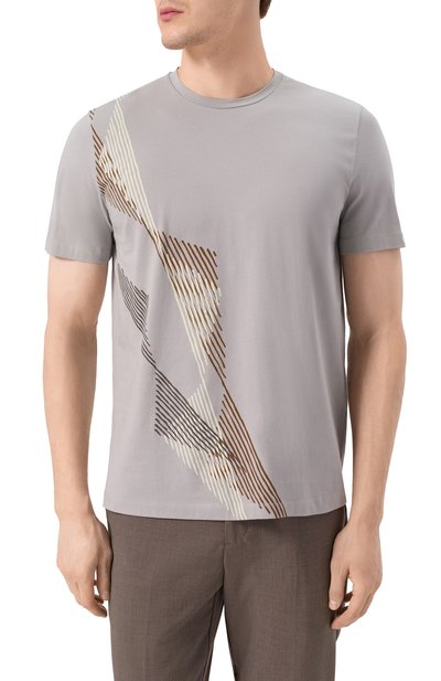 Хлопковая футболка CORNELIANI, арт. 25G588-2525064, фото 3