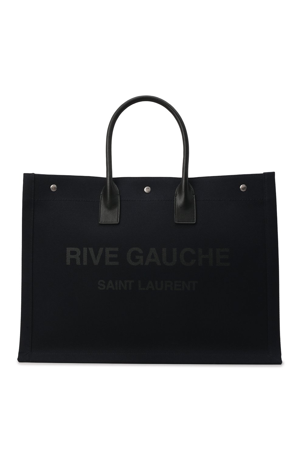 Текстильная сумка-шопер rive gauche large SAINT LAURENT темно-синего цвета по цене 133500 руб., арт. 509415/96N9E, фото 1 Текстильная сумка-шопер rive gauche large SAINT LAURENT, арт. 509415/96N9E, фото 1