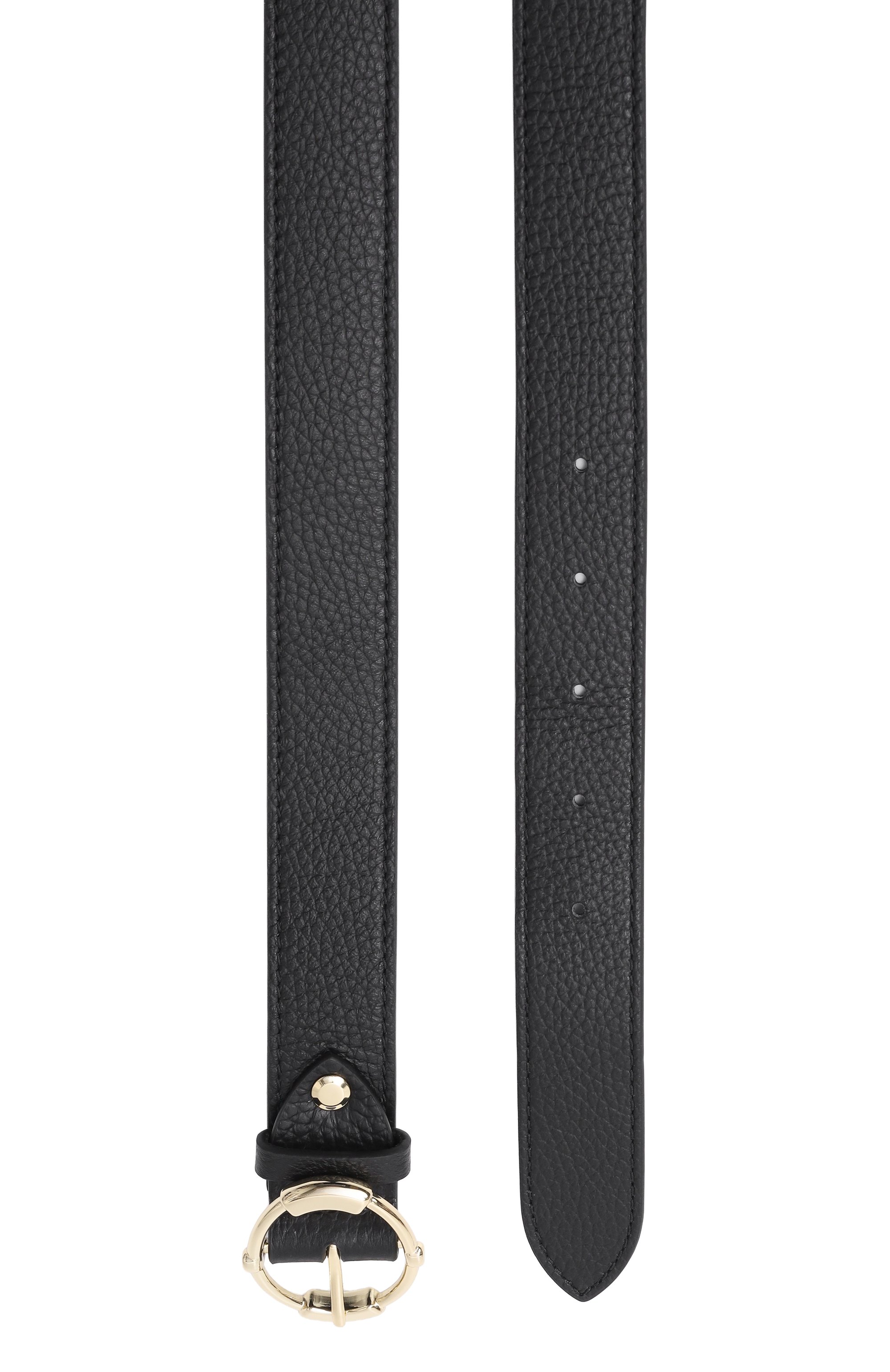 Кожаный ремень COCCINELLE черного цвета по цене 9975 руб., арт. E3 UU5 11 06 01, фото 3 Кожаный ремень COCCINELLE, арт. E3 UU5 11 06 01, фото 3