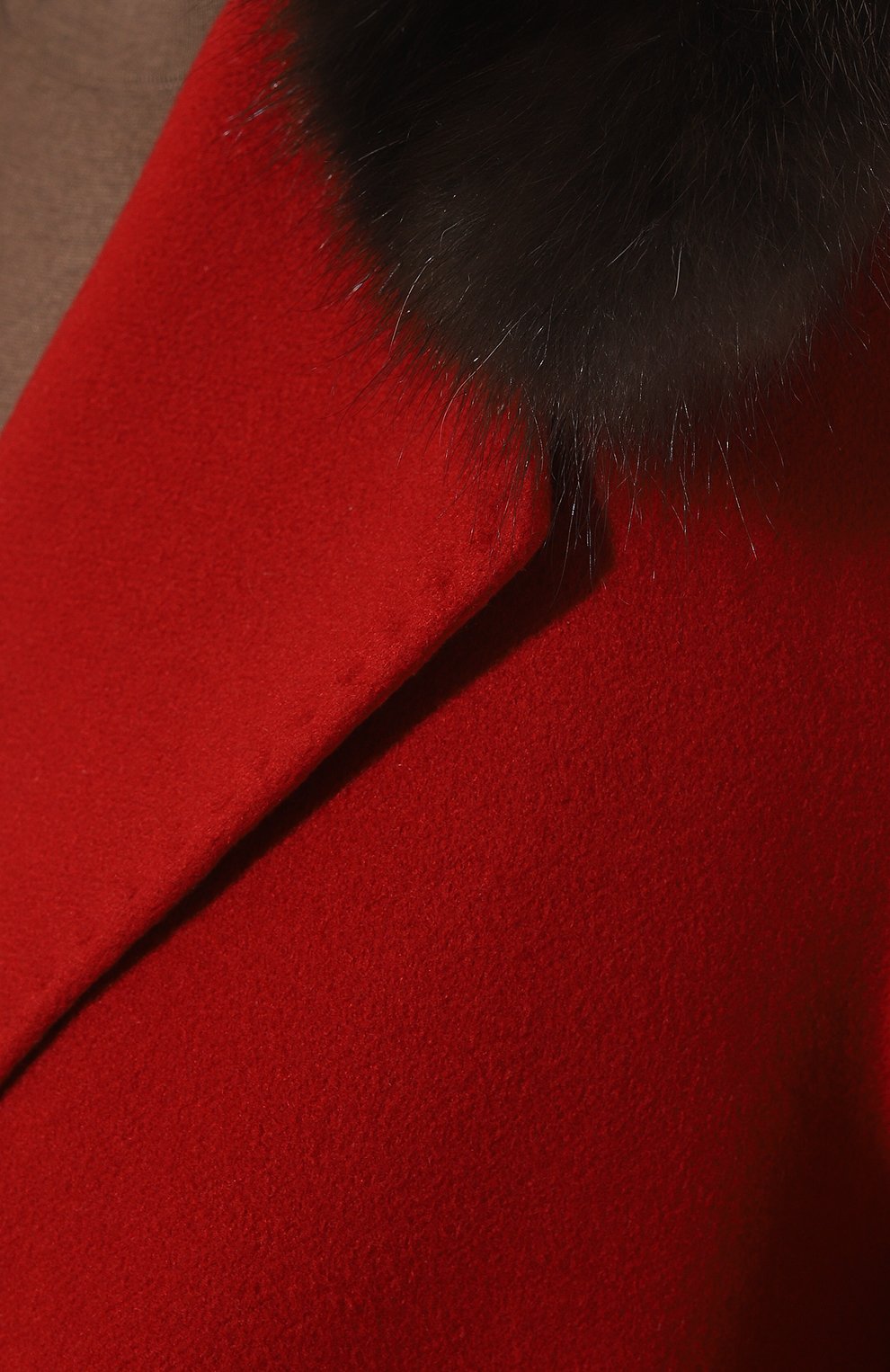 Пальто с отделкой из меха соболя VM, арт. FIORDA, фото 5