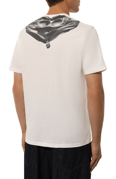 Хлопковая футболка C.P. COMPANY, арт. 17CMTS030A005100W, фото 4