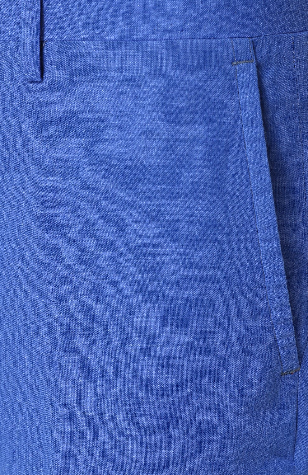 Льняные брюки прямого кроя KITON, арт. UFPP791/H05951, фото 5