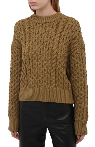 Свитер из шерсти и хлопка PROENZA SCHOULER WHITE LABEL, арт. WL2127611-KC086, фото 3