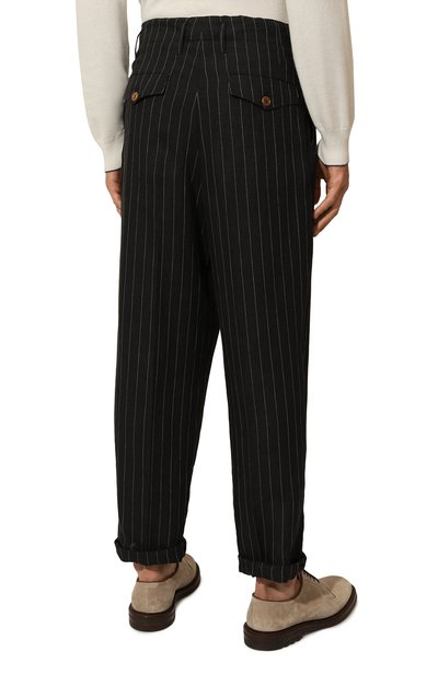 Льняные брюки BRUNELLO CUCINELLI, арт. MB401B2304, фото 4