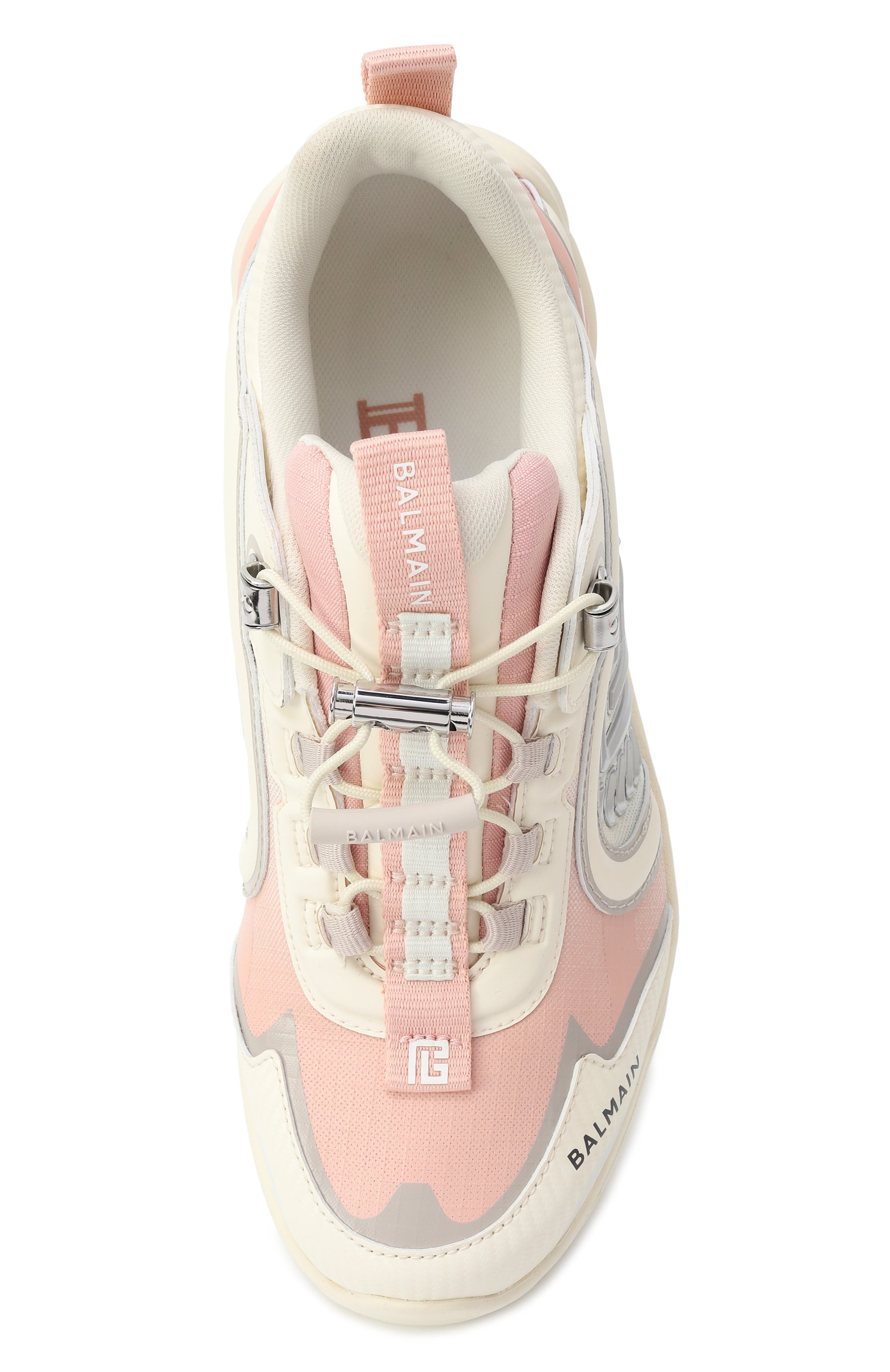 Комбинированные кроссовки cosmic dust BALMAIN, арт. EN1VI733/TRGY, фото 6