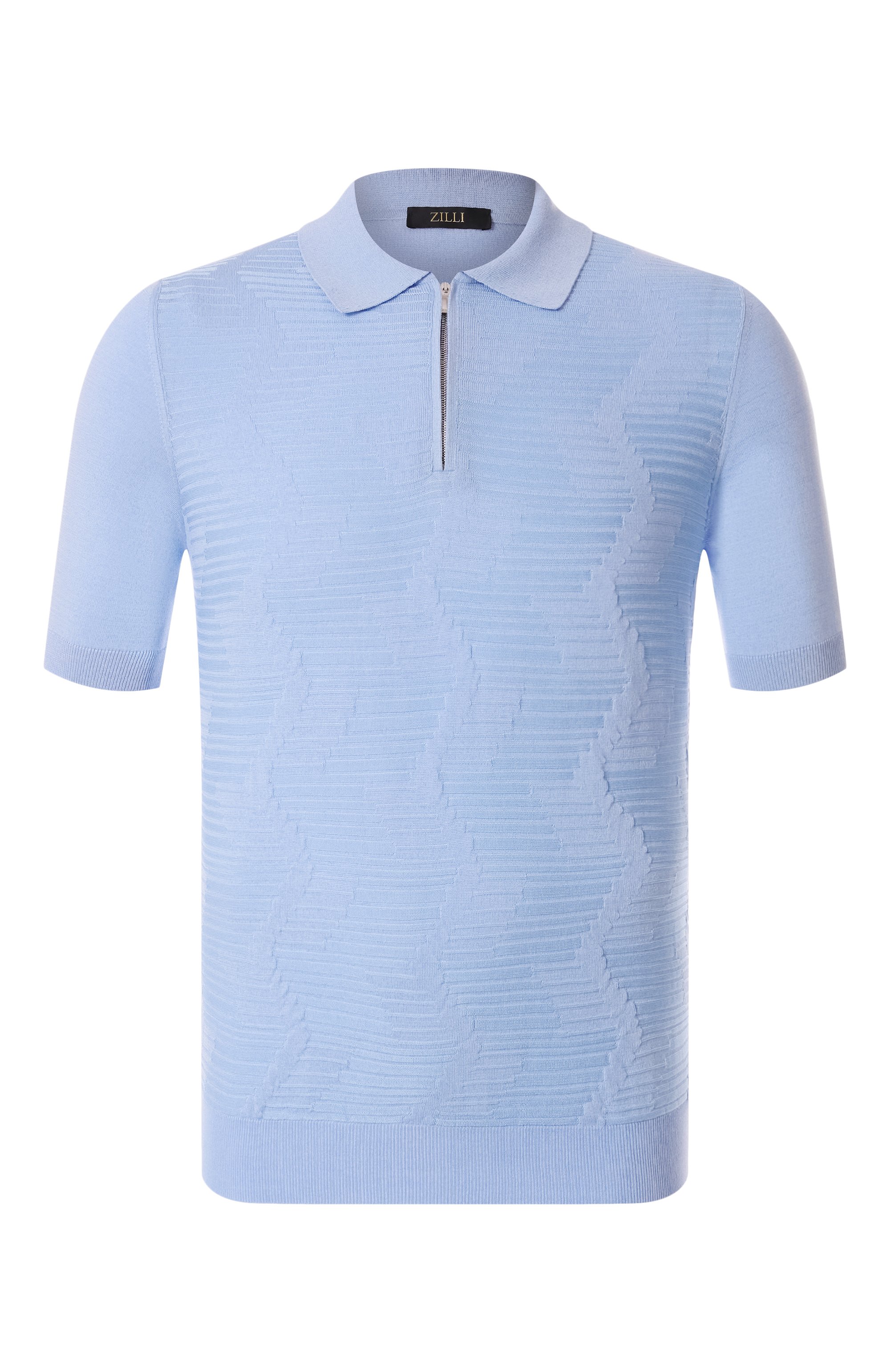 Поло из шелка и хлопка ZILLI, арт. KZP002M0142VTNW00, фото 1