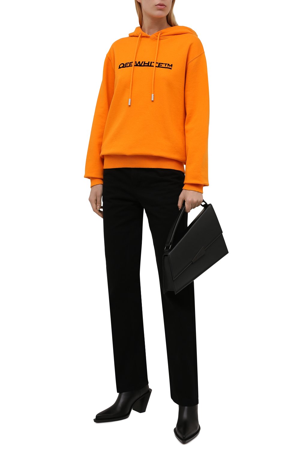 Хлопковое худи OFF-WHITE, арт. 0WBB035F21JER003, фото 2