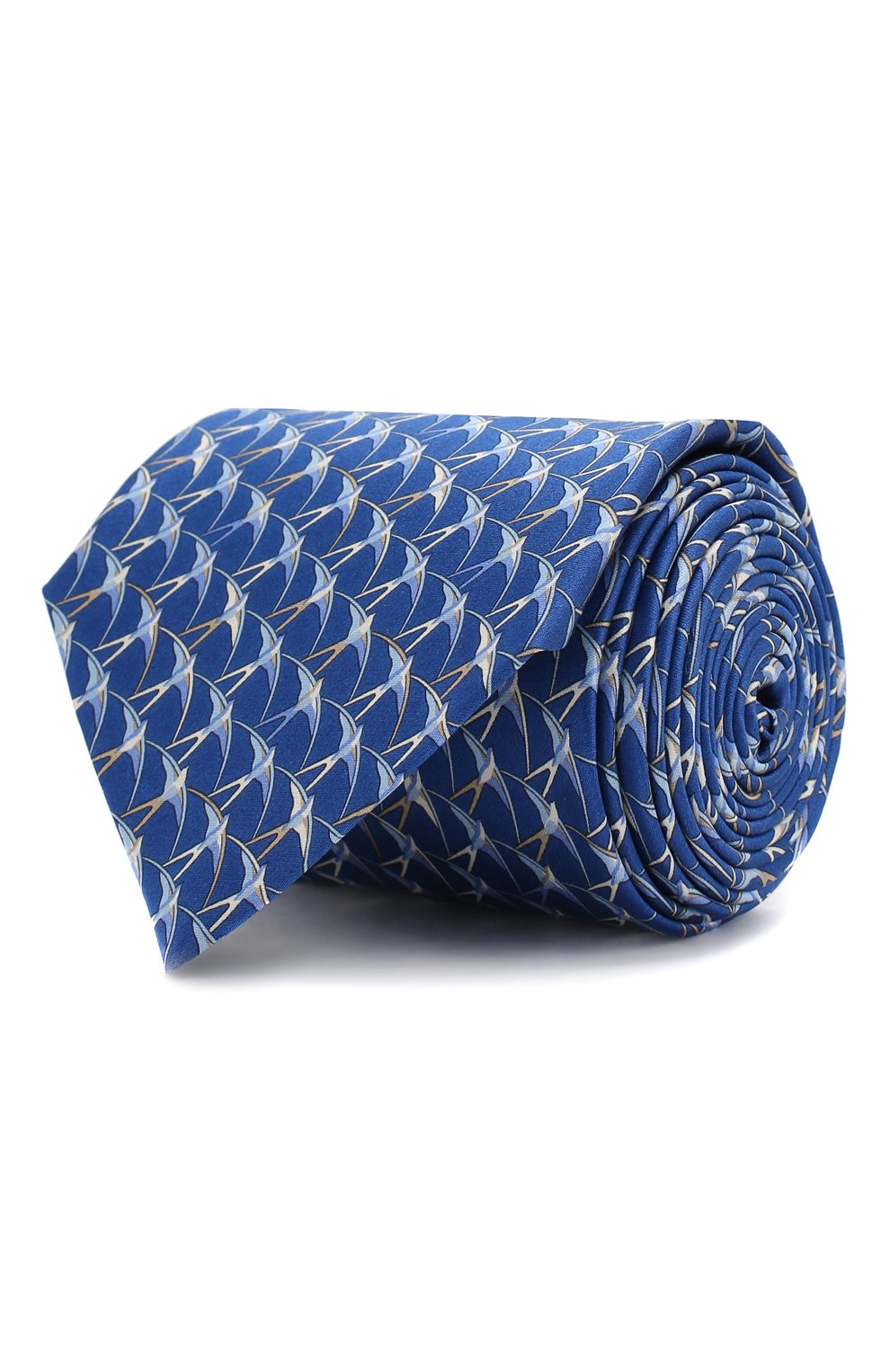 Шелковый галстук LANVIN голубого цвета по цене 8415 руб., арт. 2342/TIE, фото 1 Шелковый галстук LANVIN, арт. 2342/TIE, фото 1