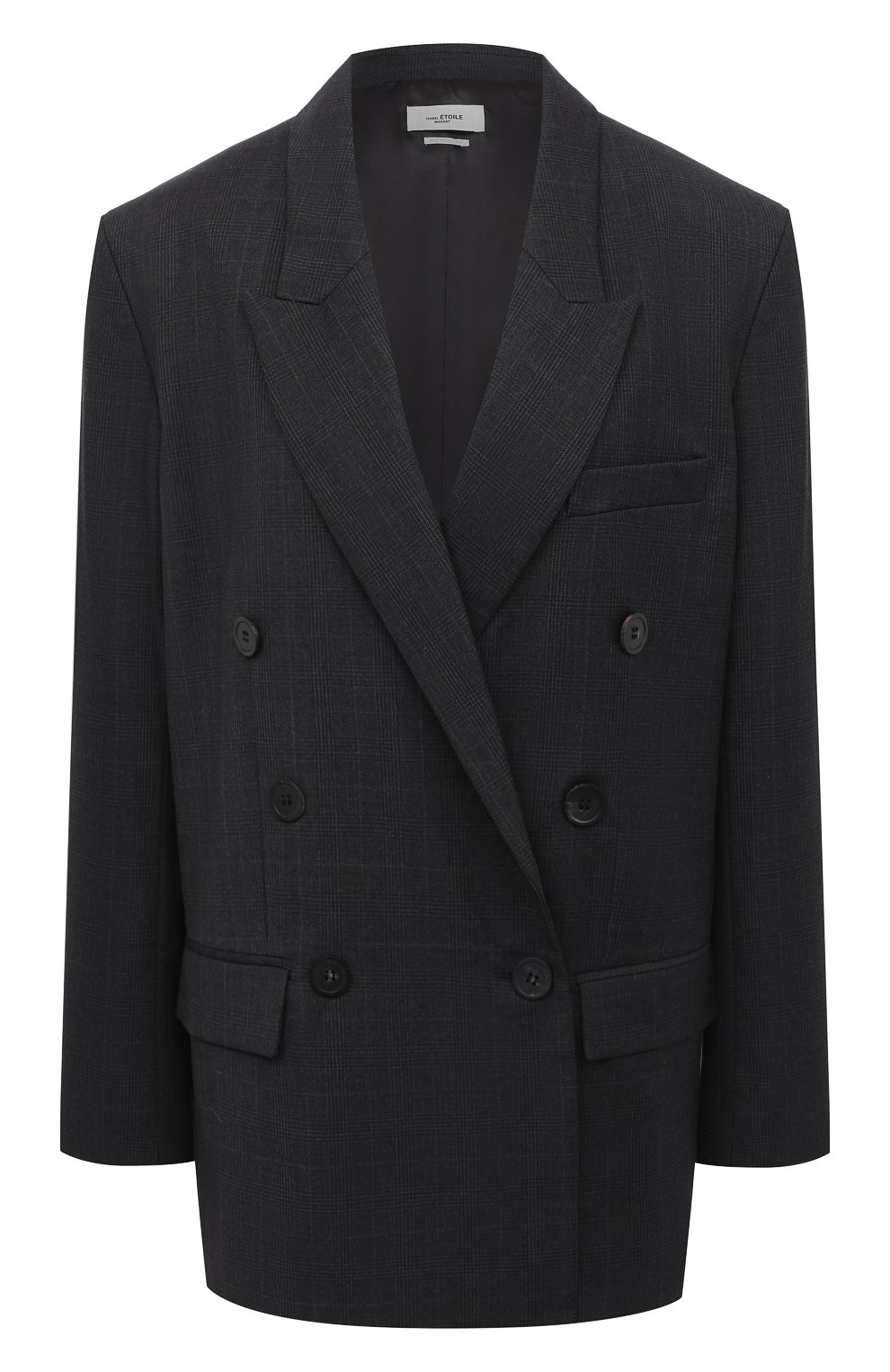 Шерстяной жакет ISABEL MARANT ETOILE темно-серого цвета по цене 69950 руб., арт. VE1381-20A027E/LEAGAN, фото 1 Шерстяной жакет ISABEL MARANT ETOILE, арт. VE1381-20A027E/LEAGAN, фото 1