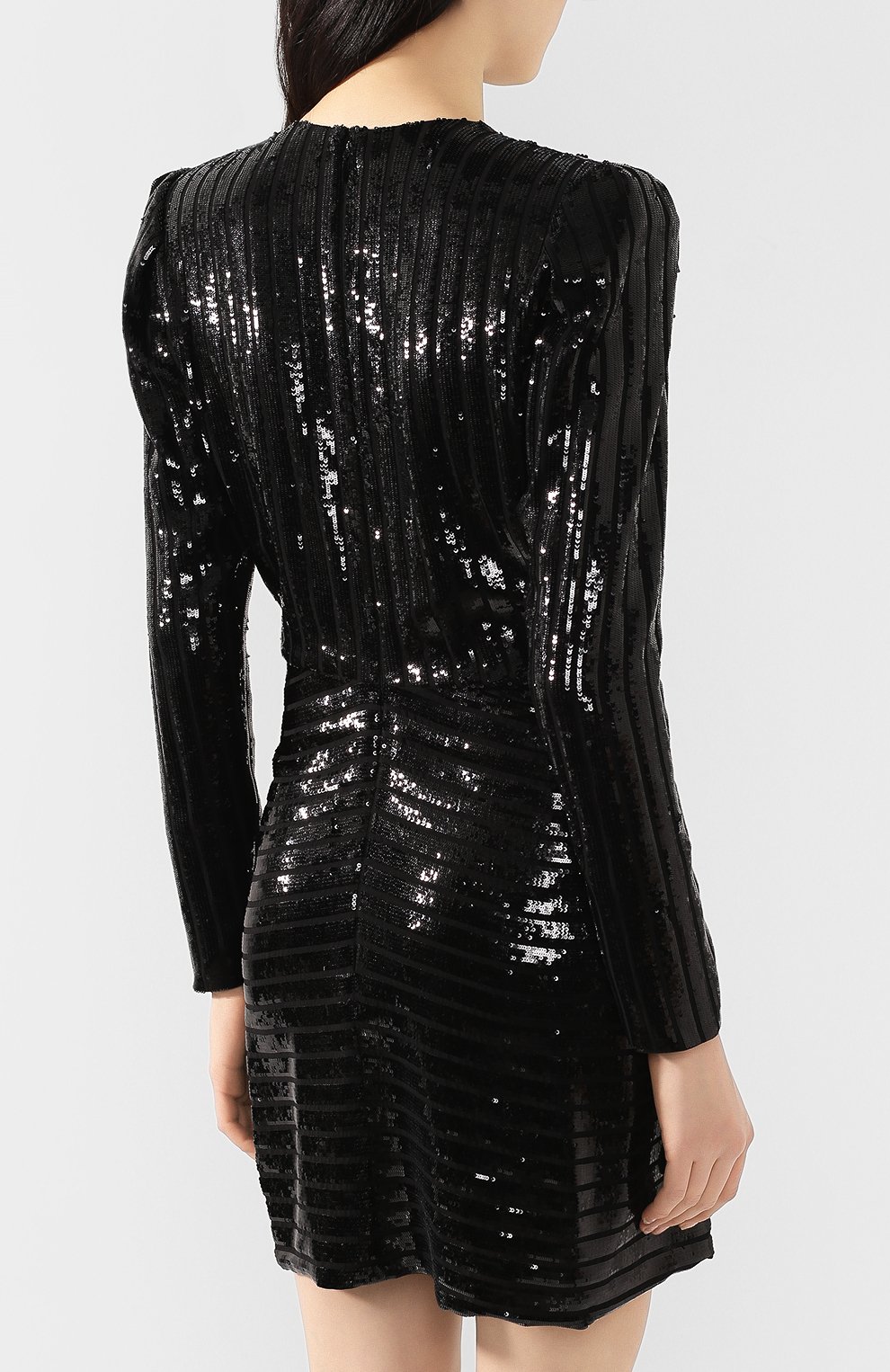 Платье с пайетками SAINT LAURENT, арт. 605892/Y059R, фото 4