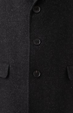 Мужской пальто из шерсти и шелка ZEGNA темно-серого цвета, арт. 4GJ3G0/897700A8 | Фото 6 (Материал сплава: Проставлено; Материал подклада: Вискоза; Драгоценные камни: Проставлено; Рукава: Длинные; Материал внешний: Шерсть; Длина (верхняя одежда): До середины бедра; 1-2-бортные: Однобортные; Стили: Кэжуэл, Классический; Мужское Кросс-КТ: пальто-верхняя одежда)