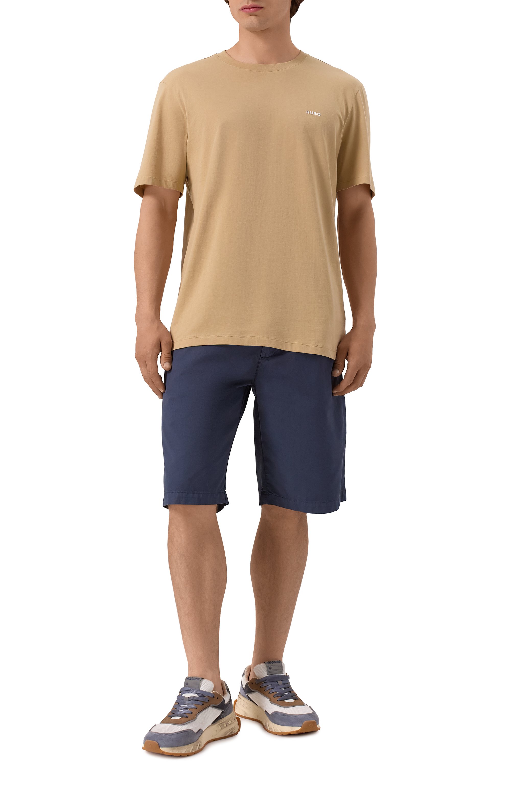 Хлопковая футболка HUGO, арт. 50466158, фото 2