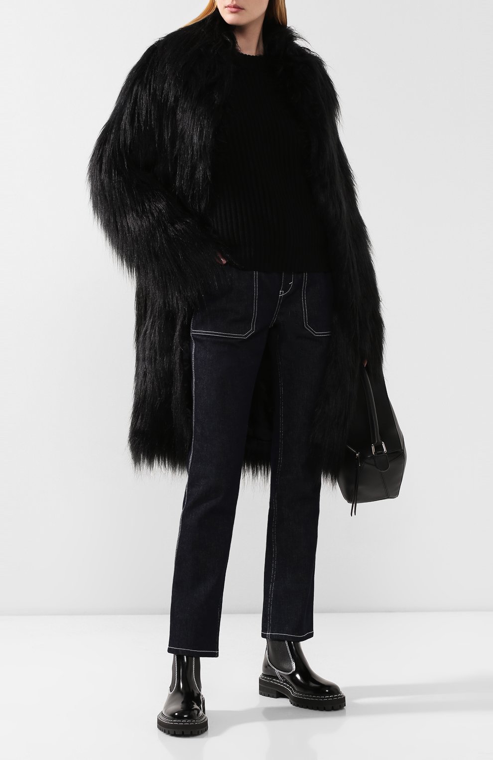 Шуба из экомеха MM6, арт. S32AM0304/S52108, фото 2