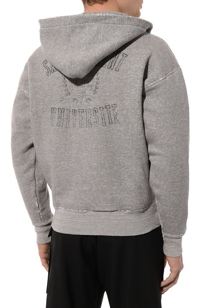 Хлопковое худи SAINT LAURENT, арт. 712301/Y36XQ, фото 4