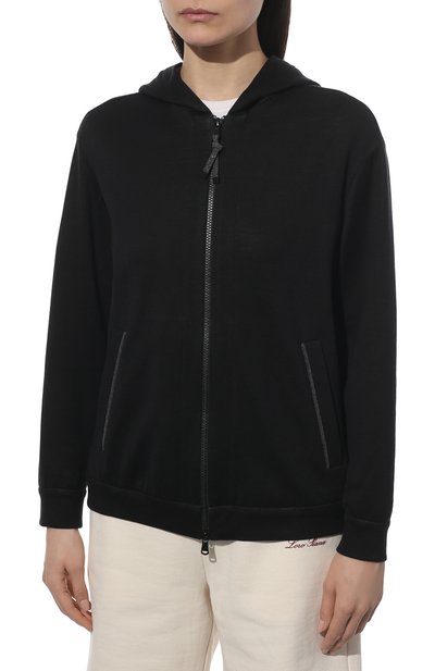 Кардиган из смеси хлопка и шелка BRUNELLO CUCINELLI, арт. MD828SB806, фото 3